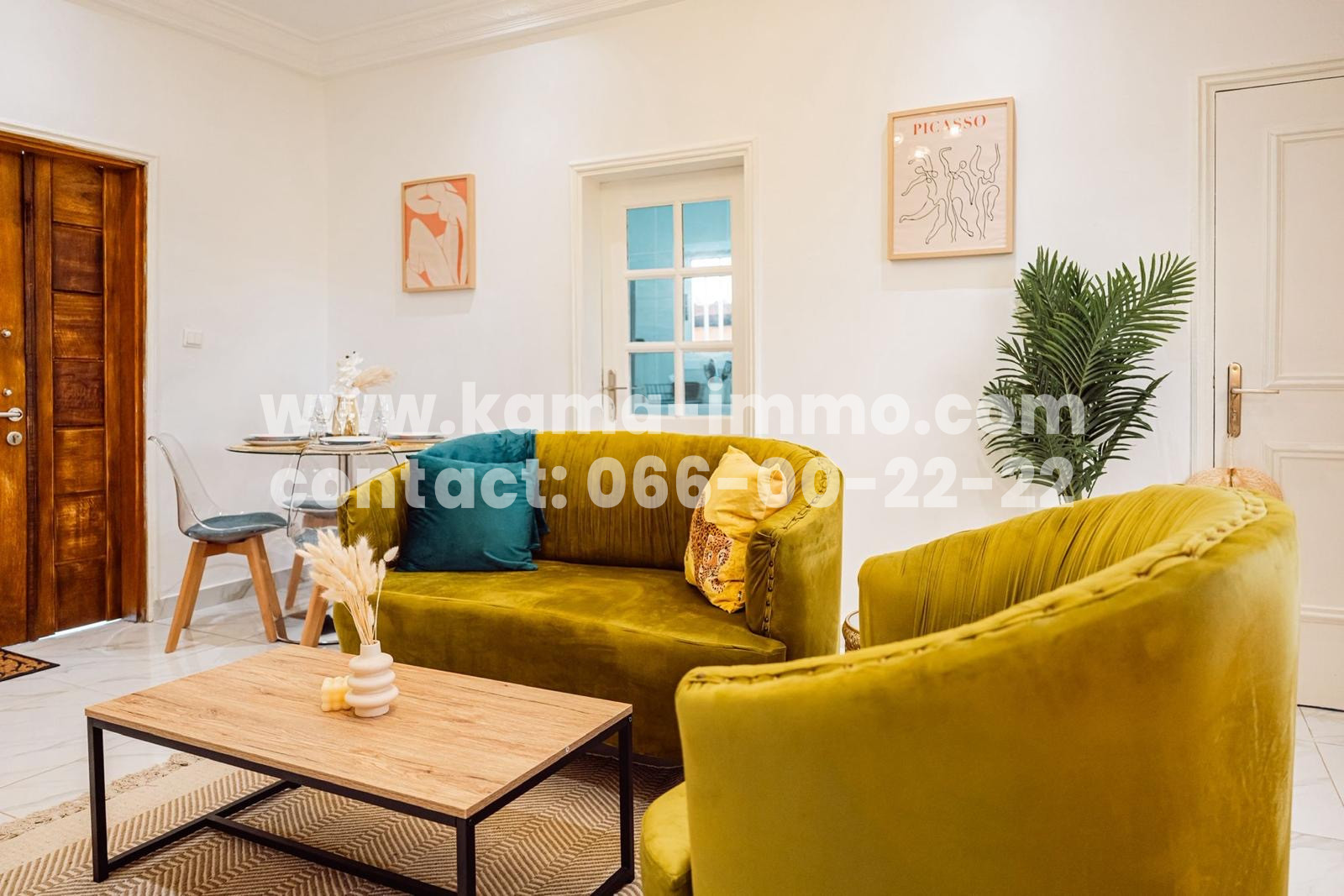 Appartement Meublé à louer à Angodjet 4ième Cité